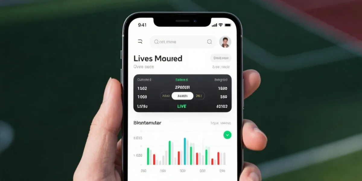 体育应用界面展示